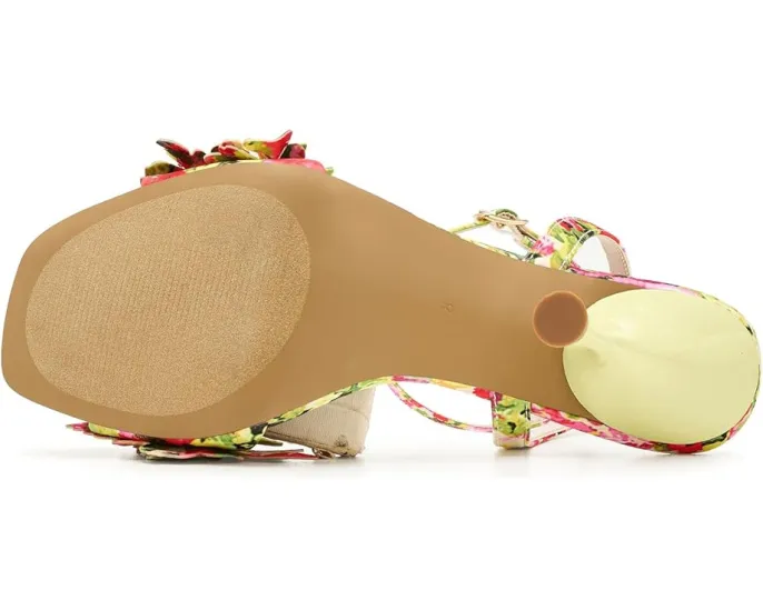 Туфли Blue by Betsey Johnson Hilley с цветным каблуком и аппликацией цветка