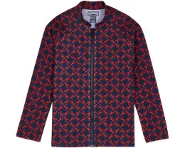 Детская футболка для плавания Vilebrequin Homard Pixel с воротником стойкой