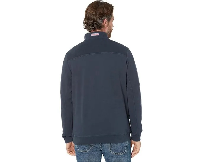 Vineyard Vines Классическая толстовка Shep Shirt с воротником стойкой и молнией