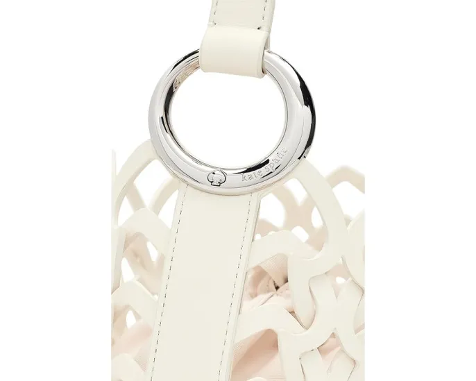 Сумка-ведро Halo Woven Leather Bucket из плетёной кожи от Kate Spade New York