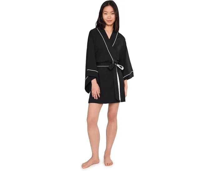 Короткий кимоно Cosabella Pima Lusso с длинными рукавами