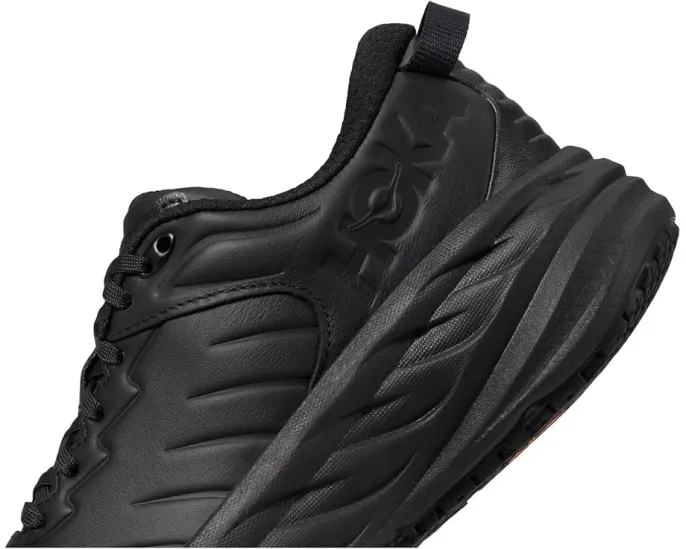 Кроссовки Hoka Bondi Slip Resistant с максимальной амортизацией и водостойкой кожей