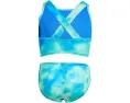 Комплект Nike Kids Aquatic Awe с длинным рукавом Hydroguard и мидкини в технике тай-дай
