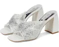Босоножки Badgley Mischka Camelia на устойчивом каблуке с камнями стразами и квадратным мысом