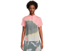 Landscape Print Short Sleeve Polo