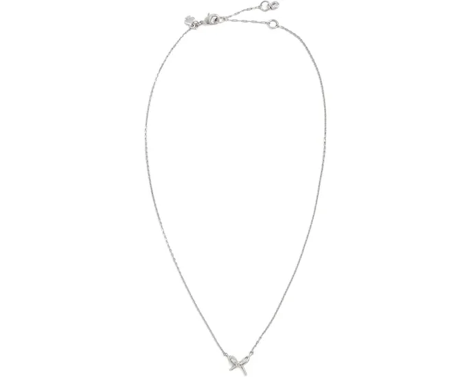 Мини-подвеска Girlie Pearlie Mini Bow Pendant от Kate Spade New York с бантиком