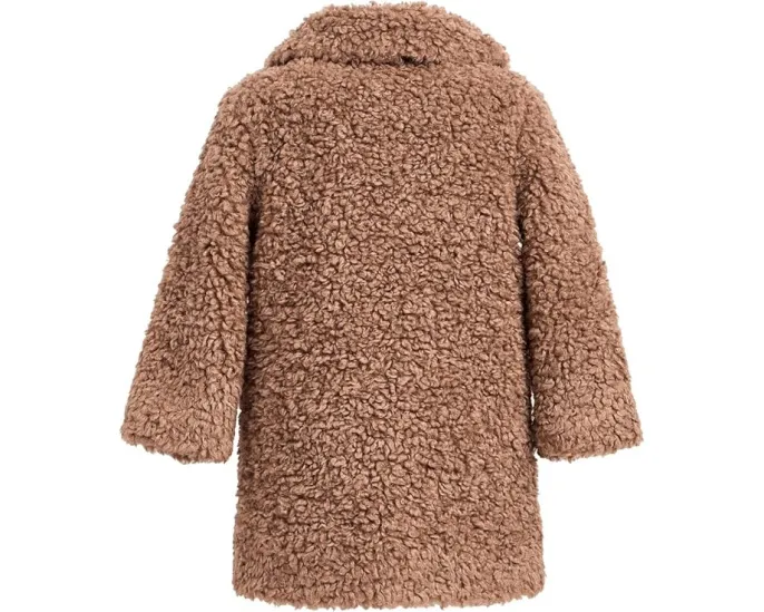 Пальто из искусственной овчины Janie and Jack бежевого цвета для малышей