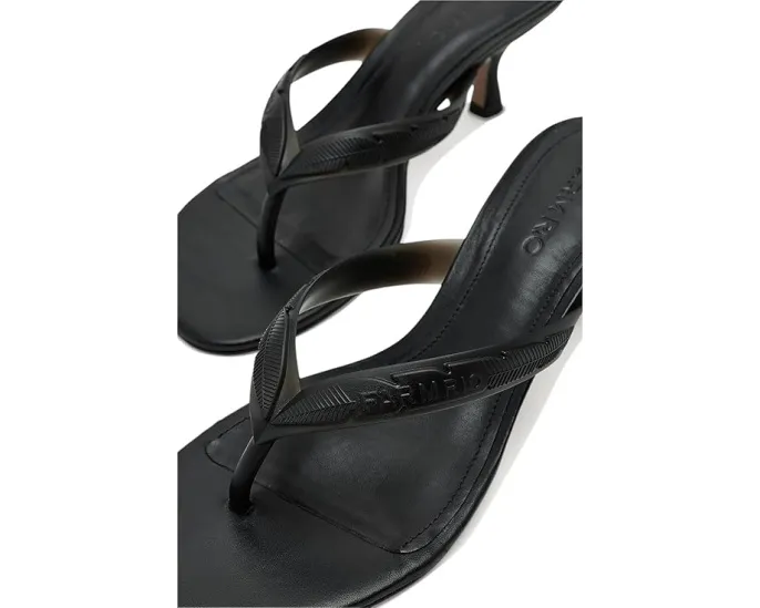 Босоножки Rob Heel Sandals от FARM Rio на каблуке с отделкой из поливинилхлорида