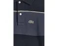 Футболка поло Lacoste с цветными вставками для школьников