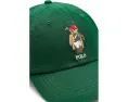 Кепка Polo Bear Twill Ball Cap с вышитым медведем и изогнутым козырьком