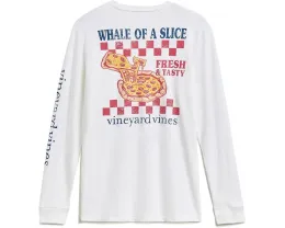 Футболка с китом и ломтиком арбуза долгий рукав Vineyard Vines