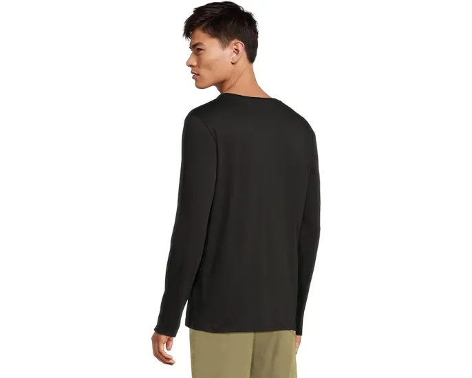 Футболка Long Sleeve Pima Jersey V-Neck T-Shirt от Lacoste с длинным рукавом