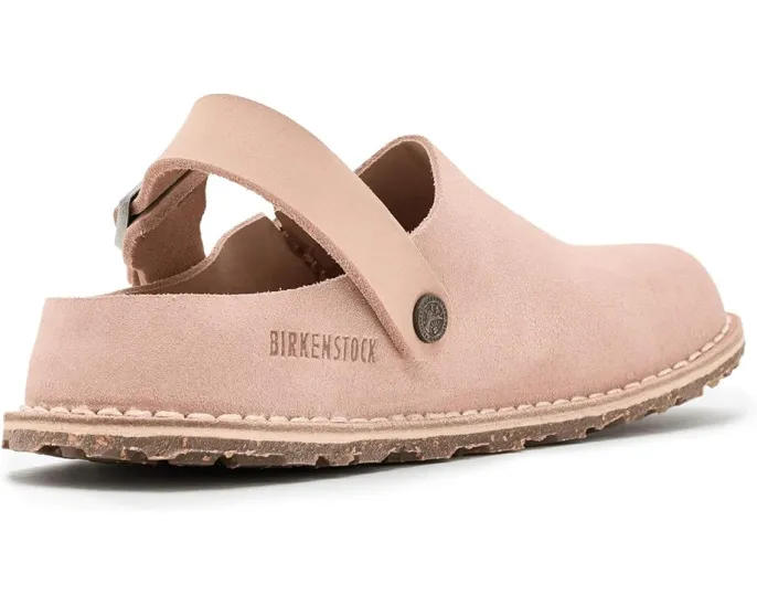 Клоги Birkenstock Lutry 365 из замши с формованной стелькой и съемным задним ремешком