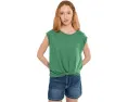 Sanctuary футболка Knotted Muscle Tee с узлом хлопковая