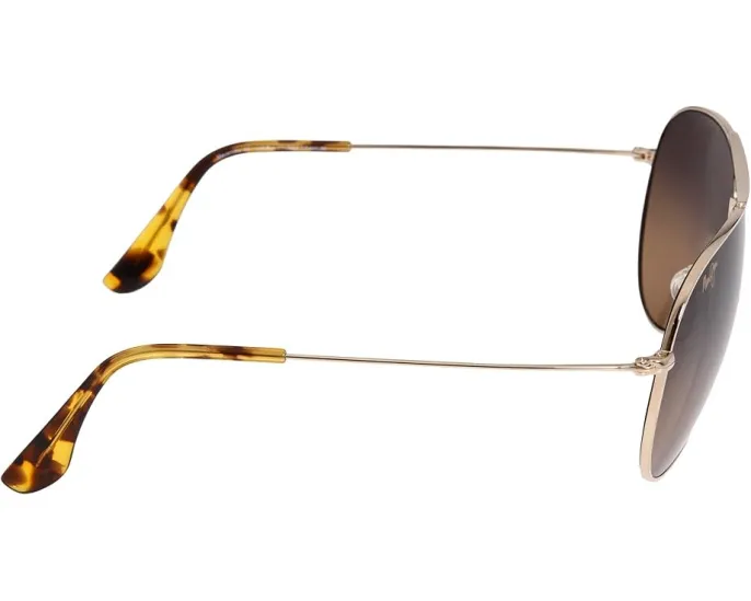Солнцезащитные очки Maui Jim Mavericks в авиаторском стиле с линзами PolarizedPlus2