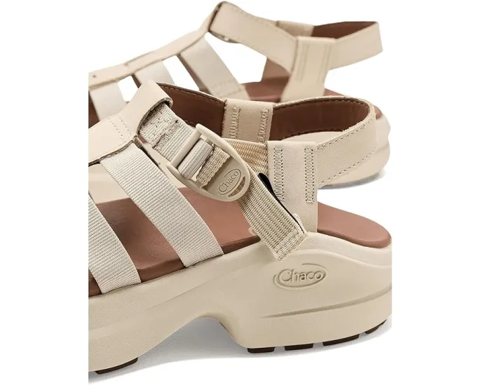 Сандалии Chaco Cushform Fisherman на платформе с кожаным верхом