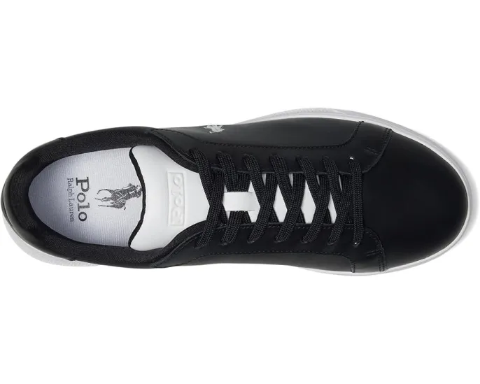Кожаные кроссовки Polo Ralph Lauren Heritage Court II с круглым носком и резиновой подошвой