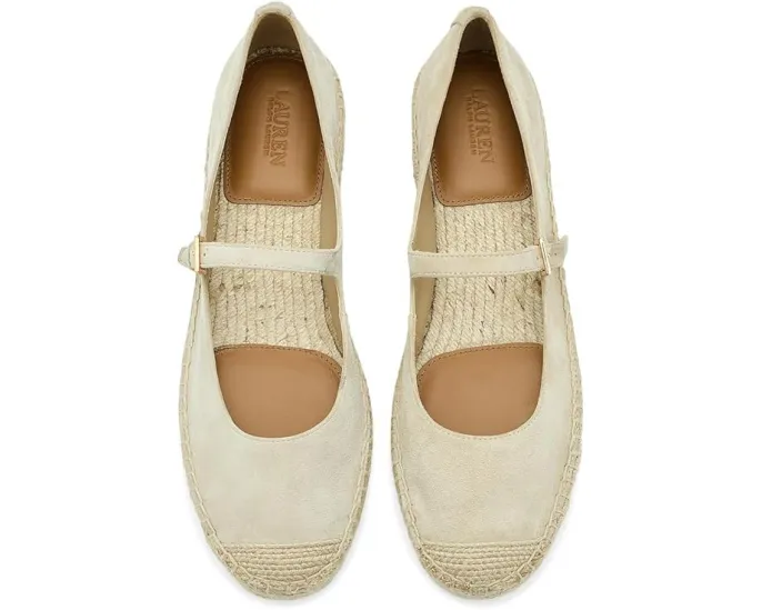 Туфли Lauren Ralph Lauren Luize из замши в стиле Mary Jane на платформе эспадрильи