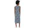 Платье NIC+ZOE Shibori Lilies Cora индиго мульти