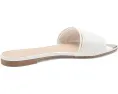 Journee Collection Feather Босоножки синие на плоском ходу с открытым носком