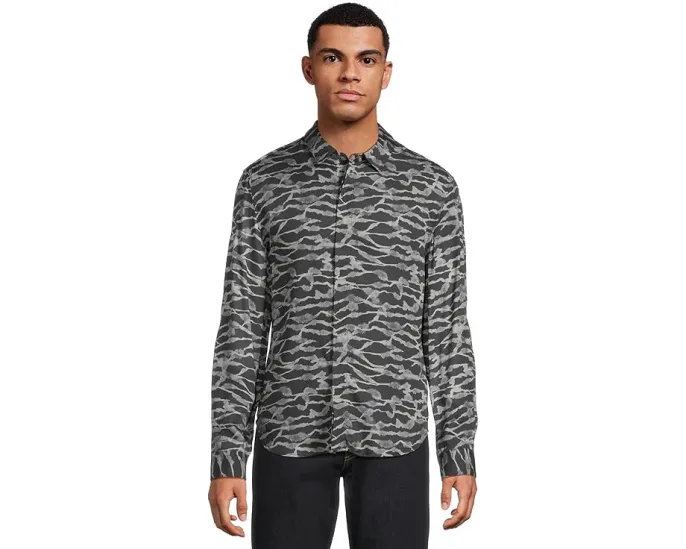 Рубашка Rodney из модала со скрытой планкой от John Varvatos