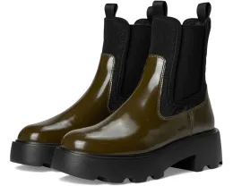 Ботинки Chelsea Monogram Lug на каблуке 65 мм от Tory Burch