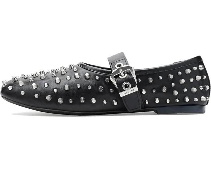 Туфли AllSaints Sabine с декоративными заклепками и квадратным носком