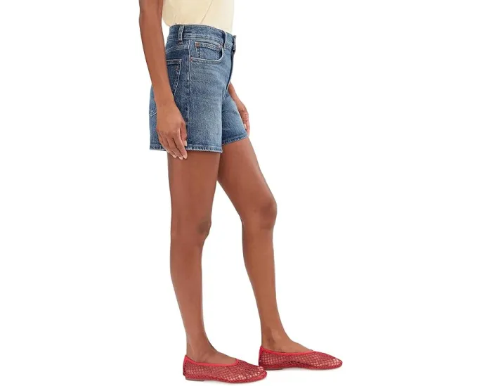 Шорты Madewell Perfect Vintage Mid Length с завышенной талией и пятью карманами