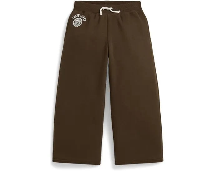 Широкие брюки из флиса с гербом Logo Crest для малышей и детей Polo Ralph Lauren Kids