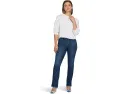 Джинсы скинни Marilyn Straight Side Slit Petite от NYDJ с разрезом