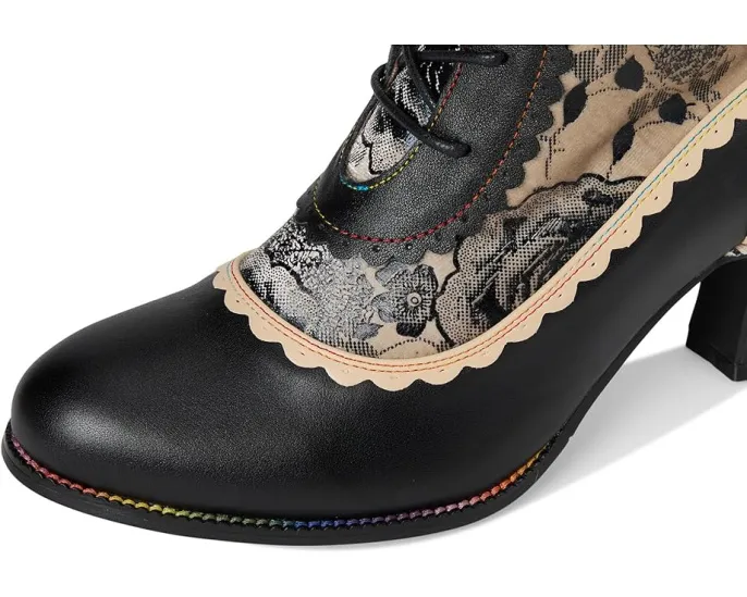 Ботинки Bewitch-Print с цветочным принтом и каблуком 7 см