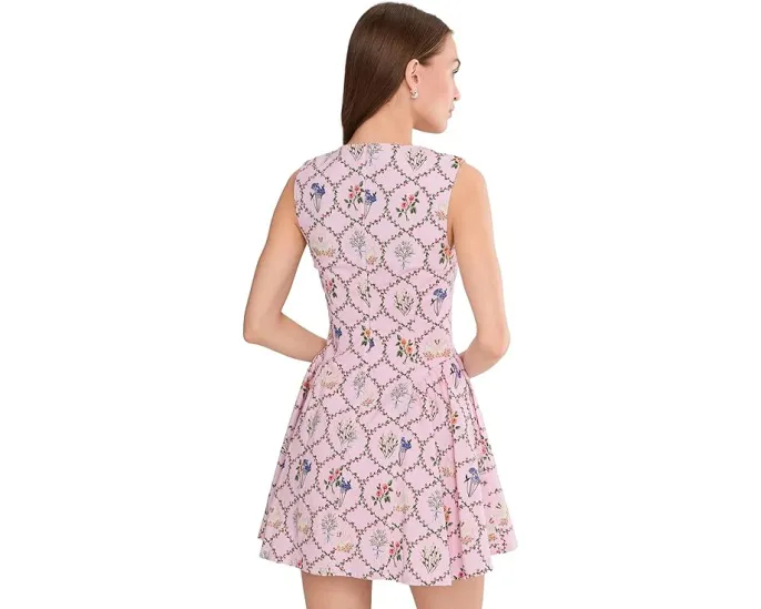 Мини-платье с квадратным вырезом и воланом на бедре Hip Flounce от Avec Les Filles