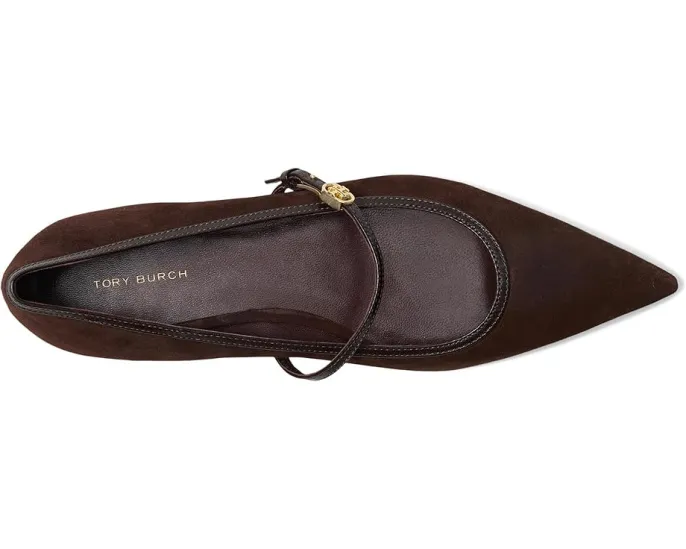 Балетки Mary Jane Tory Burch с пряжкой Double T