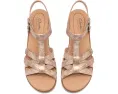 Сандалии Emily 2 Rose Clarks на квадратном каблуке с ремешками и стелькой Ultimate Comfort