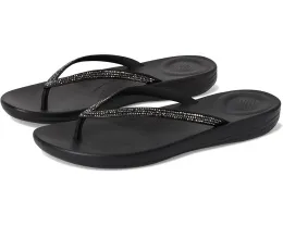 FitFlop шлепанцы Iqushion Sparkle с кристаллами и технологией амортизации