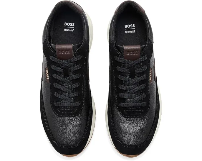 Кроссовки BOSS Vinston Low Profile Leather с круглым носком