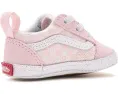 Кроссовки Vans Kids Old Skool Crib из холста с круглым носком на шнурках