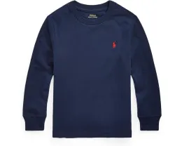Футболка Polo Ralph Lauren с длинным рукавом из хлопка для младших детей