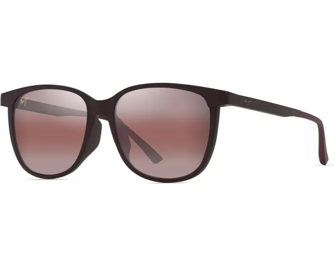 Очки Maui Jim Ilikea AF в бордовой оправе с технологией PolarizedPlus2