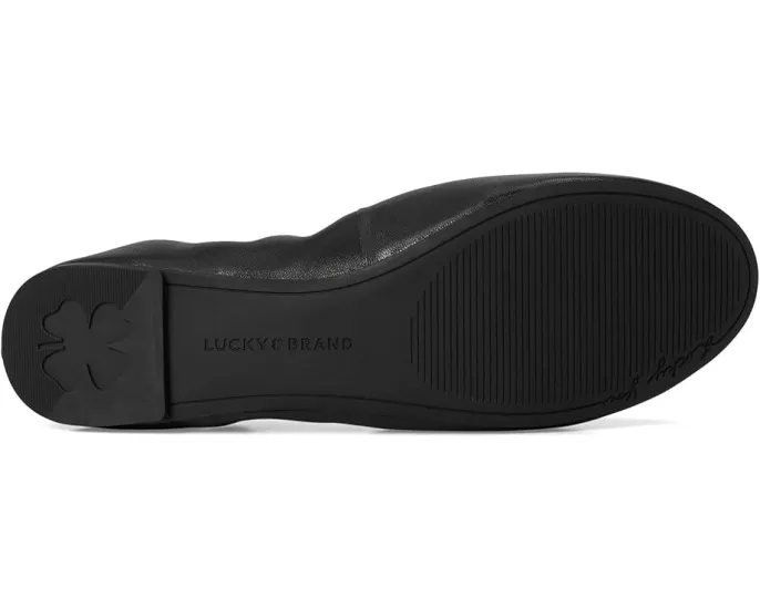 Балетки Lucky Brand Emmielou Leather с растягивающимся верхом и миндалевидным носком