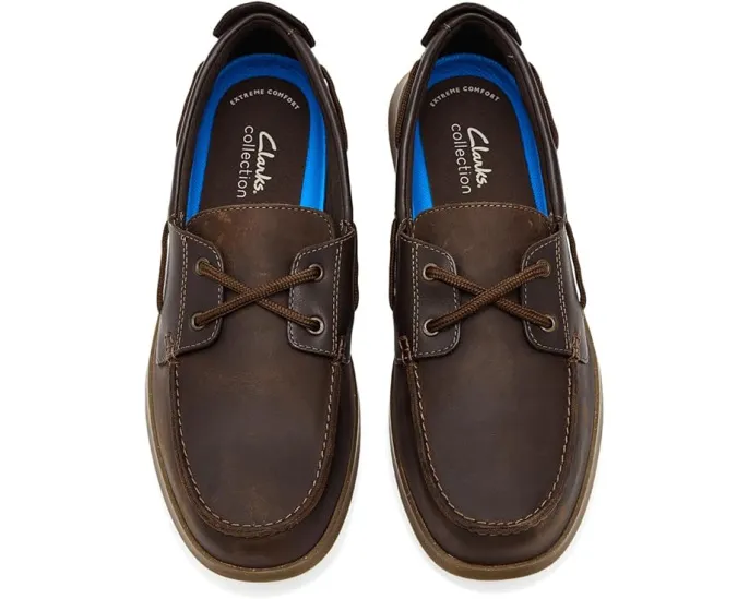 Туфли Clarks Flexway 2 Eye из нубука с гибкой резиновой подошвой