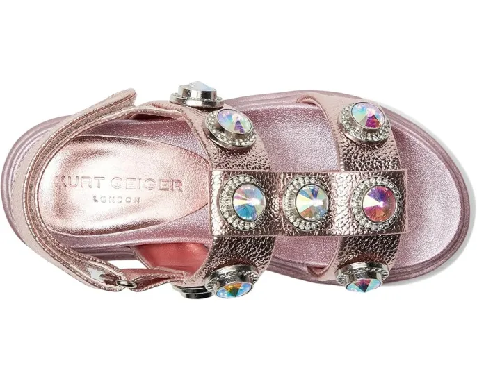 Детские сандалии Mini Orson Crystal Kurt Geiger London Kids с кристаллами