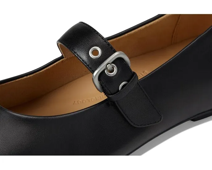 Туфли-марджи FitFlop Delicato из мягкой кожи наппа с пряжкой