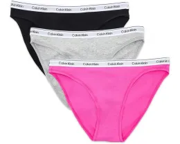 Calvin Klein Underwear Бюстгальтер бикини 3 шт с логотипом из ультрамягкого хлопка
