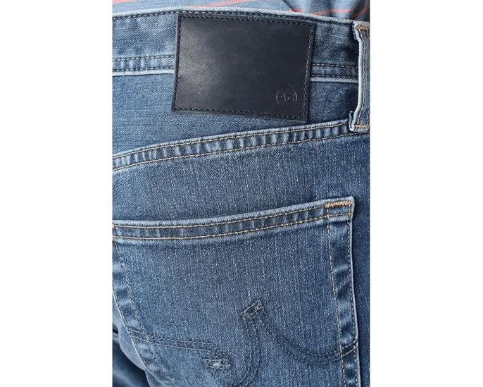 Тонкие прямые джинсы Everett Plateau с двойным стрейчем от AG Jeans