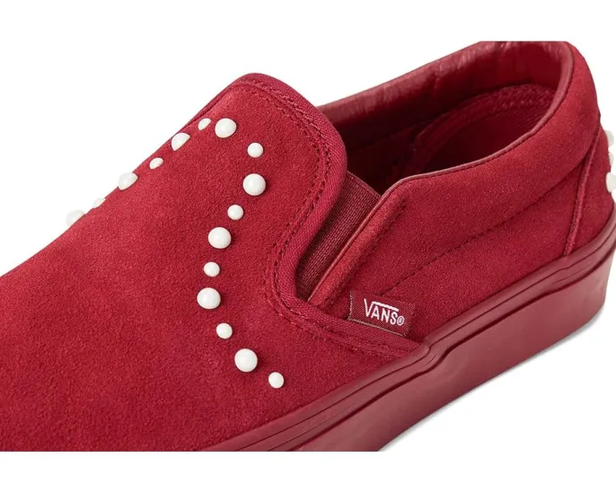 Классические слипоны Vans с вафельной подошвой и кантом