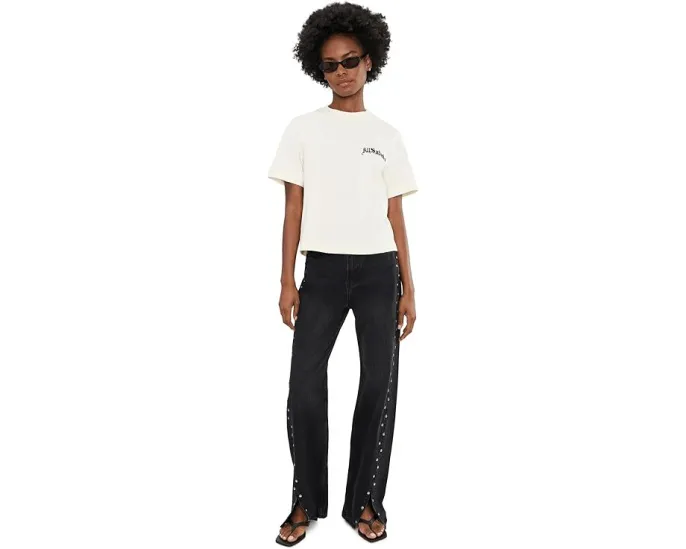 Футболка Descent Lisa Tee от AllSaints мелкозернистый белый
