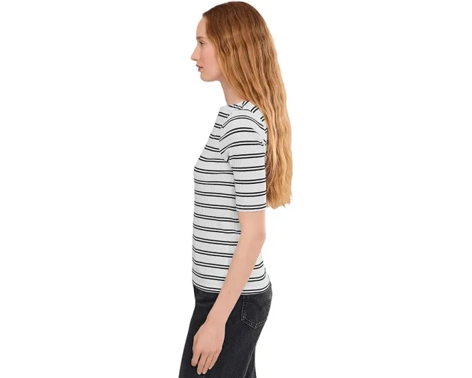 Boatneck Ribbed Top