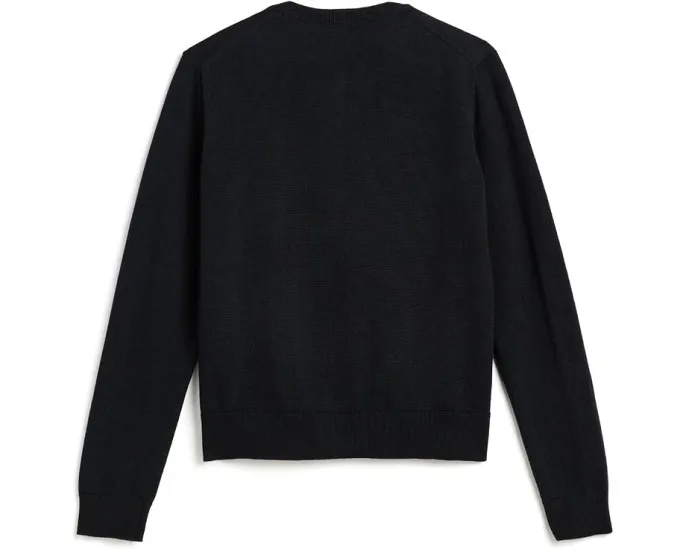 Детский хлопковый кардиган Primary Kids Cotton Cardigan Sweater черного цвета