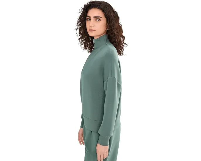 Свитшот Hawley с молнией до половины и оверсайз кроем от Varley